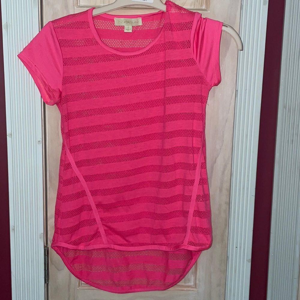 Hot pink Nicki Minaj branded shirt